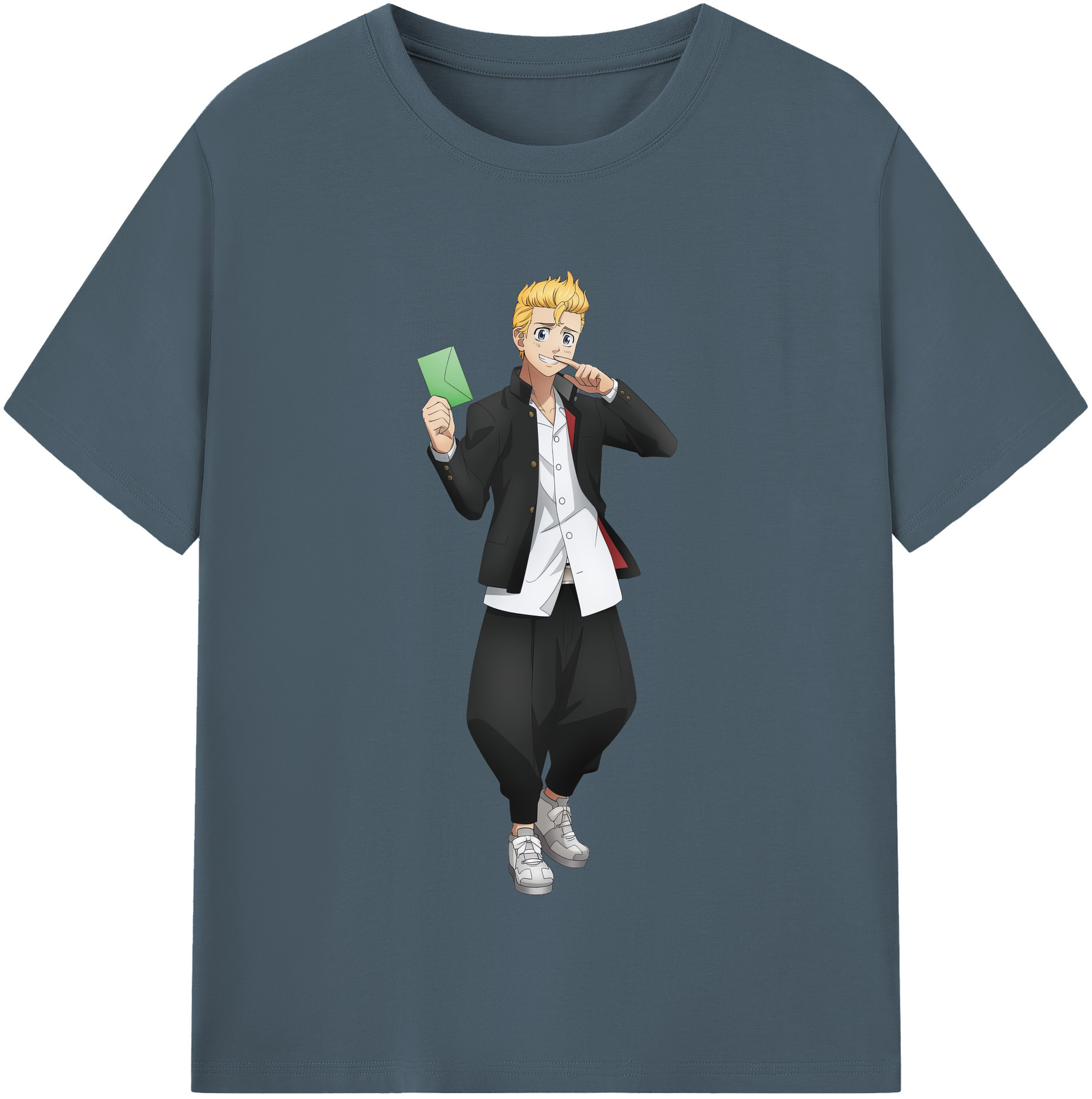 （画像用） 東京リベンジャーズ Tokyo Revengers 綿100％半袖Tシャツ（フロントプリント）